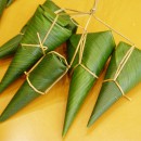 笹の葉採りと笹巻き体験